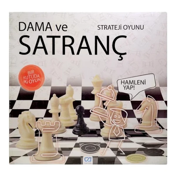 Ca Games 5188 Dama Ve Satranç Starteji Oyunu - Görsel 4