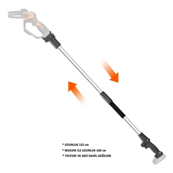 Worx Wa4301 125 Cm Alüminyum Uzatma Aparatı - Görsel 6
