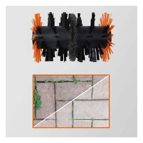Worx Wa0293 Wg441e İle Uyumlu Sert Ve Derz Dolgu Yüzeyler İçin 165mm Çelik Tel Destekli Temizlik Fırçası - Görsel 5