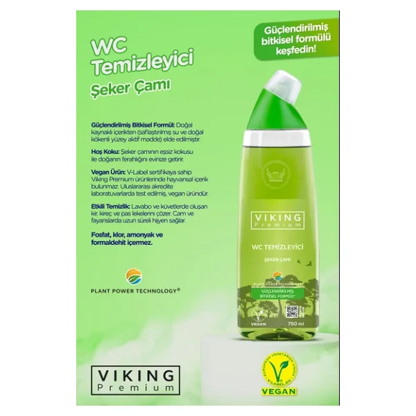Viking Premium Şeker Çamı Tuvalet Temizleyici 750 Ml 2'li - Görsel 5