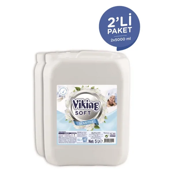 Viking Soft Sensitive Yumuşatıcı 5 Lt 2'li - Görsel 4
