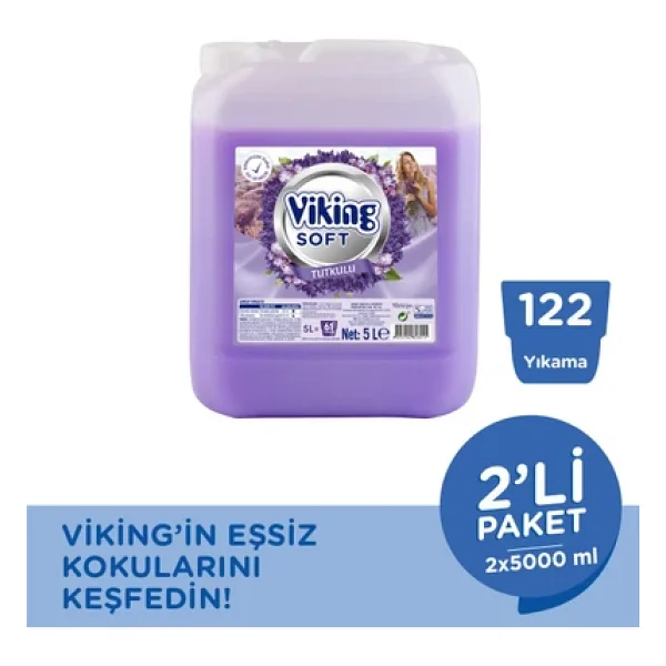 Viking Soft Tutkulu Yumuşatıcı 5 Lt 2'li - Görsel 4