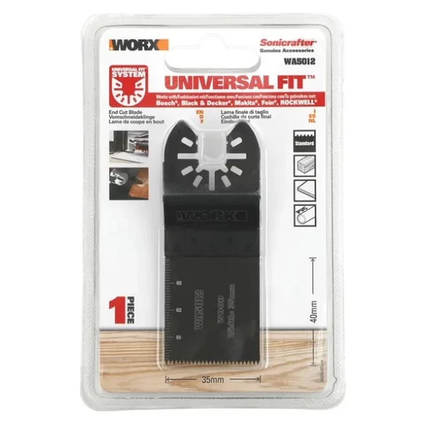 Worx Wa5012 Cok Amacli Raspalama Makinasi Icin 35x40mm Ahsap, Fiberglas, Pvc Universal Kesme Bicagi - Görsel 7