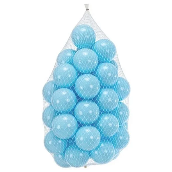 Wellgro Bubble Pops Açık Gri Sünger Top Havuzu Mavi Pembe Toplu - Görsel 3