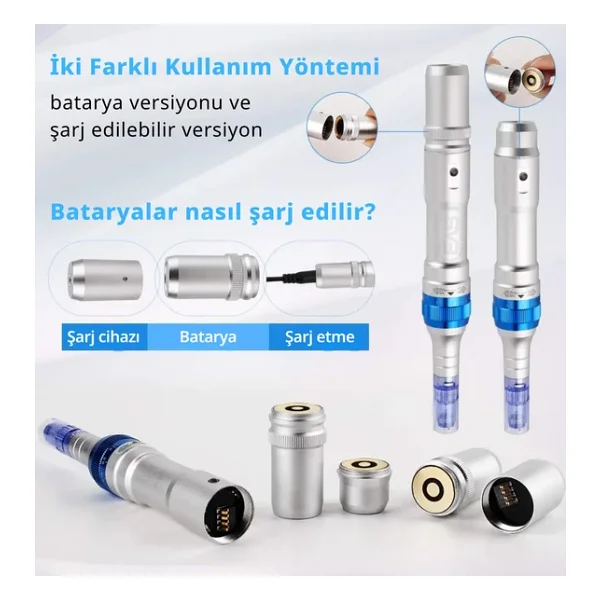 Dr.Pen Ultima A6 Yedek Bataryalı Şarjlı Dermapen - Görsel 7