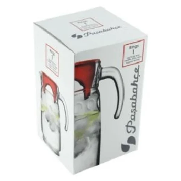 Paşabahçe Rings 43794 1.7 Lt Kapaklı Cam Sürahi - Görsel 7