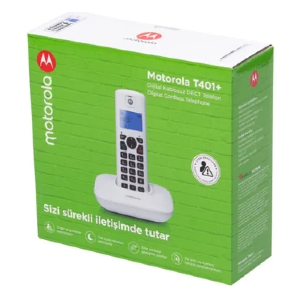 Motorola T401+ Handsfree Telsiz Telefon Beyaz - Görsel 6