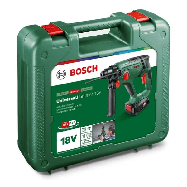 Bosch Universalhammer 18 V Tek Akülü 2.5 Ah Kırıcı-Delici - Görsel 5