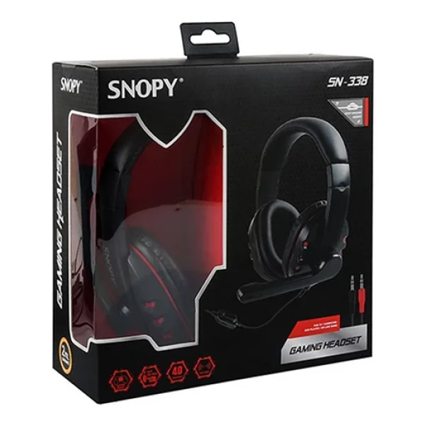 Snopy Conqueror Sn-338 Kablolu Kulak Üstü Oyuncu Kulaklığı - Görsel 8
