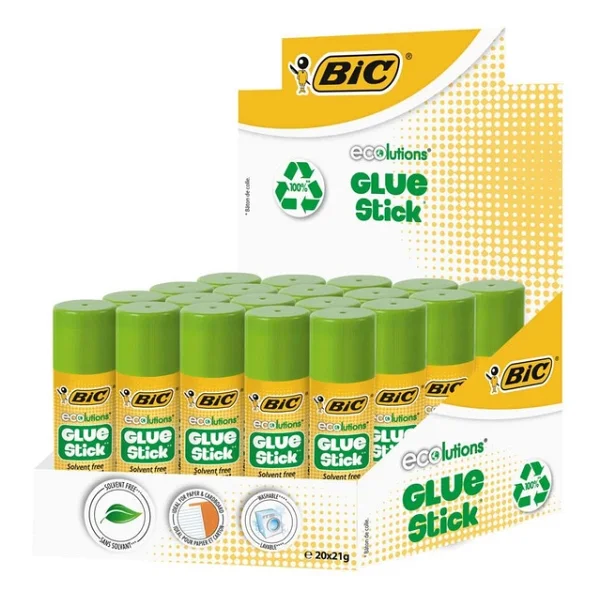 Bic Eco Glue Stick 21 Gr Yapıştırıcı 20'li Kutu - Görsel 3