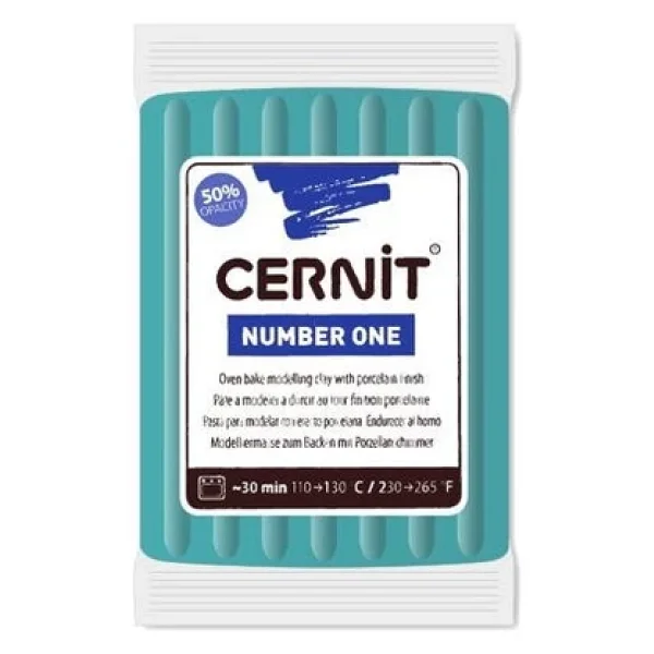 Cernit Number One Polimer Kil 56 Gr 676 Turquoise - Görsel 2