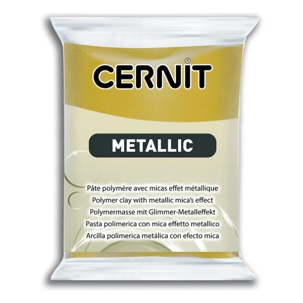 Cernit Metallic Polimer Kil 56 Gr 053 Rıch Gold - Görsel 4
