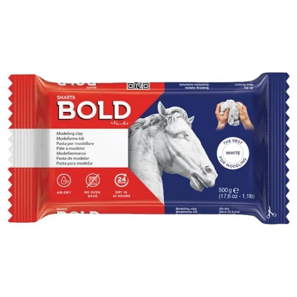 Smarta Bold 500 Gr Beyaz Seramik Hamuru - Görsel 5