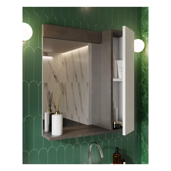 Karen Retro 65 Cm Lavabolu Banyo Dolabı Seti - Görsel 5