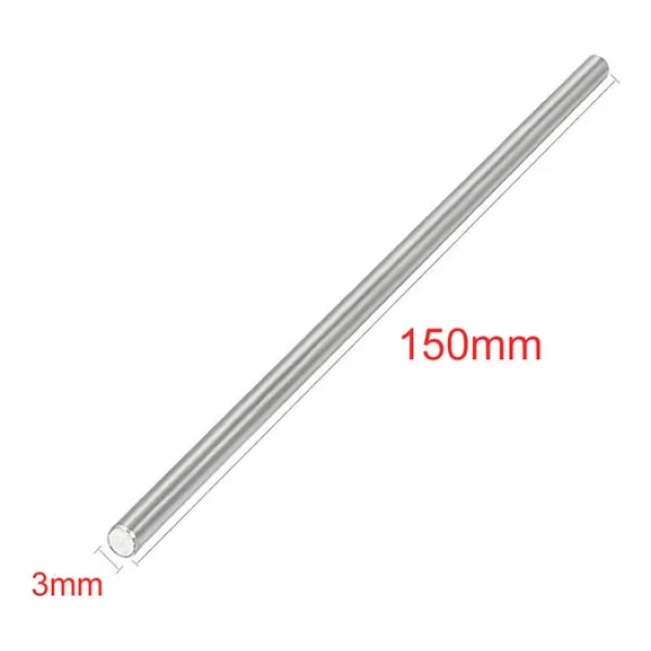 3mm X 150mm Metal Mil Çelik Çubuk Aks Oyuncak Rc Araba Robot - Görsel 7
