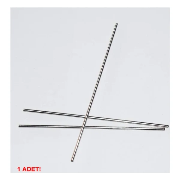 2mm X 60mm Metal Mil Çelik Çubuk Aks Oyuncak Rc Araba Robot - Görsel 6
