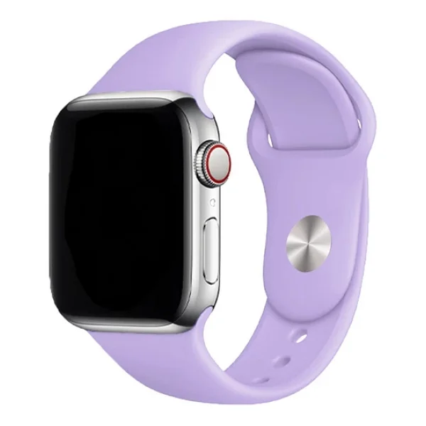 E2m Classic Silikon Apple Watch Kordon 42-44-45-49mm Eflatun - Görsel 3