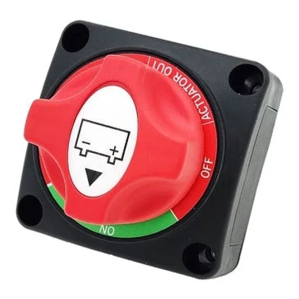Marin Tip Çevirmeli Akü Devre Kesici Şalter Ip54 M10 50v 275a (Max 1250a 5sn.) Karavan Akü Şalteri 3 Pozisyon - Görsel 2