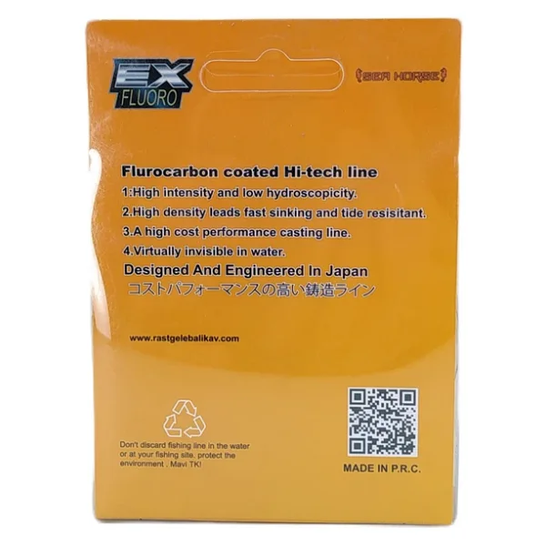 Sea Horse Ghost Uv Protection 200 M Fluorocarbon Misina - Görsel 7