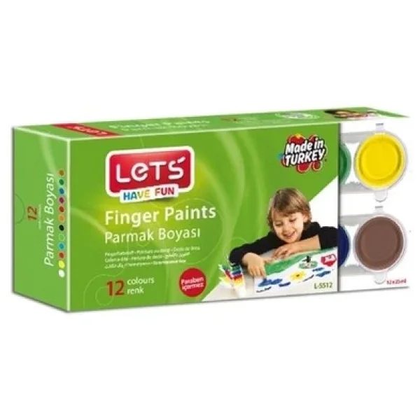 Lets 12 Renk Parmak Boyası L5512 - Görsel 6