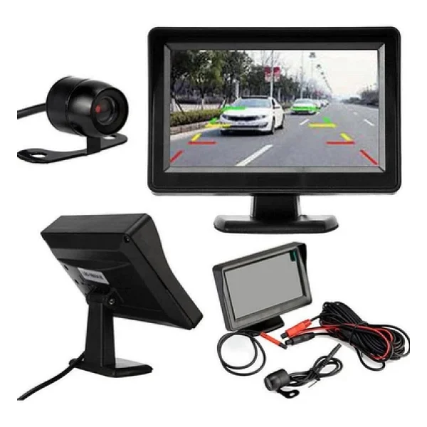 Rose 4.3 Inç Monitör Araç Geri Görüş Park Kamerası Seti - Görsel 2