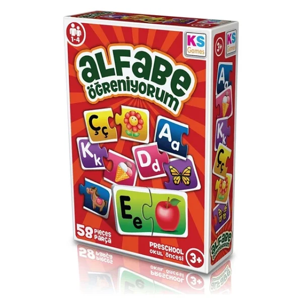 Ks Games Alfabe Öğreniyorum 58 Parça Ag257 - Görsel 4