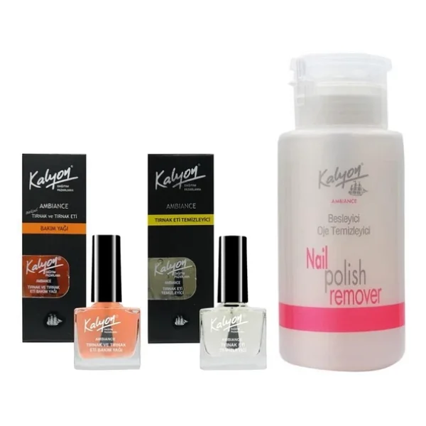 Kalyon Bakım Yağı+Et Temizleyici+Pompalı Aseton 200ml - Görsel 3