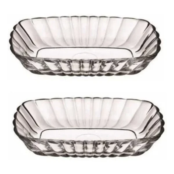 Paşabahçe Mezze 53702 2'li 15 Cm Kayık Tabak - Görsel 4