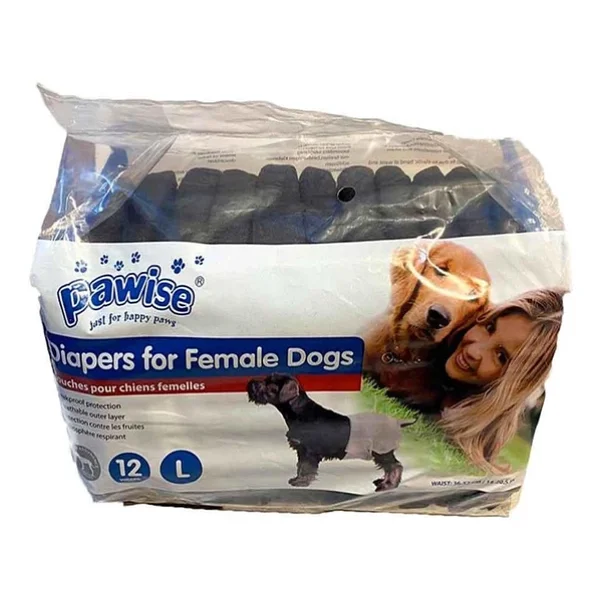Pawise Ultra Emici Köpek Bezi 12'li Siyah L - Görsel 4