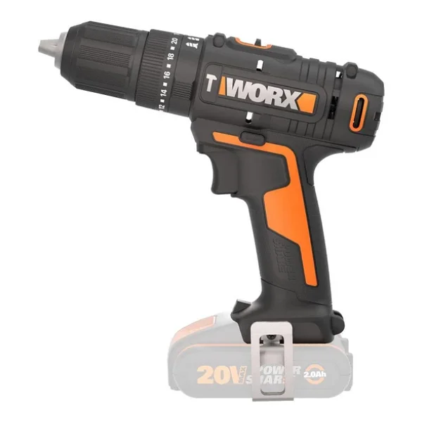 Worx Wx370.9 20 V Aküsüz Darbeli Matkap - Görsel 4