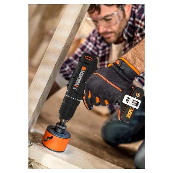 Worx Wx370.9 20 V Aküsüz Darbeli Matkap - Görsel 9