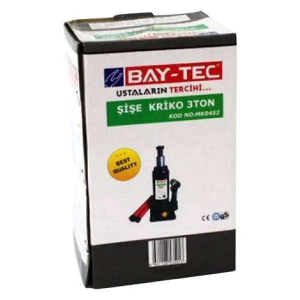 Bay-Tec Şişe Kriko 3 Ton - Görsel 6