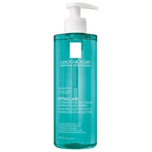 La Roche-Posay Effaclar Mikro Peeling 400 Ml Yüz Temizleme Jeli - Görsel 4