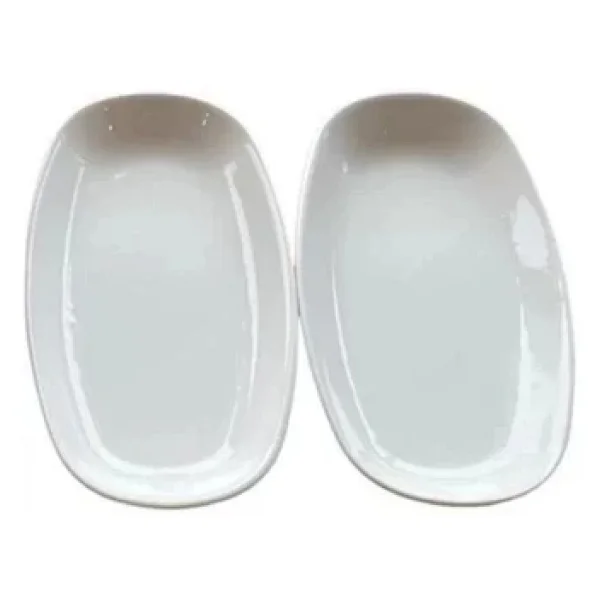 Cooker Ckr4149 Porselen Kayık Tabak 24 Cm 2 Li - Görsel 3