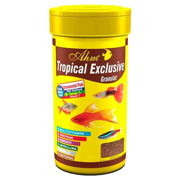 Ahm Tropical Exclusive Granulat 100 Ml Balık Yemi - Görsel 5