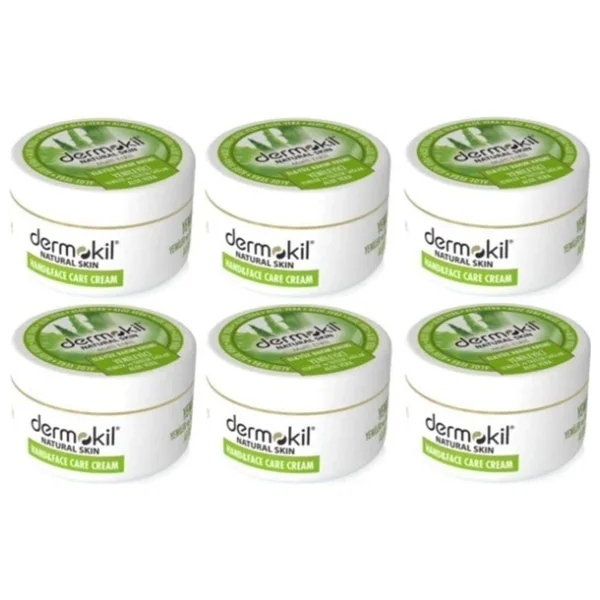 Dermokil Natural El Ve Yüz Bakım Kremi Aloe Vera 300 Ml X 6 Adet - Görsel 3