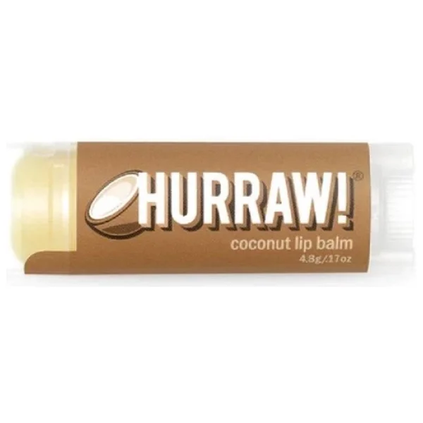 Hurraw Coconut Lip Balm Hindistan Cevizi Özlü Dudak Balmı - Görsel 6