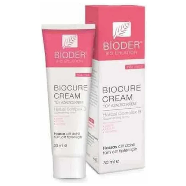 Bioder Biocure Tüy Azaltıcı Yüz Kremi 30 Ml - Görsel 2