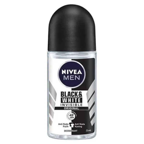 Nivea Men Invısıble For Black & White 25 Ml Seyahat Boy Roll-On - Görsel 3