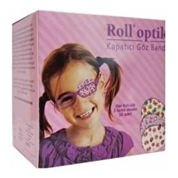 Roll Optik Kız Çocuk Göz Pedi 100'lü - Görsel 3