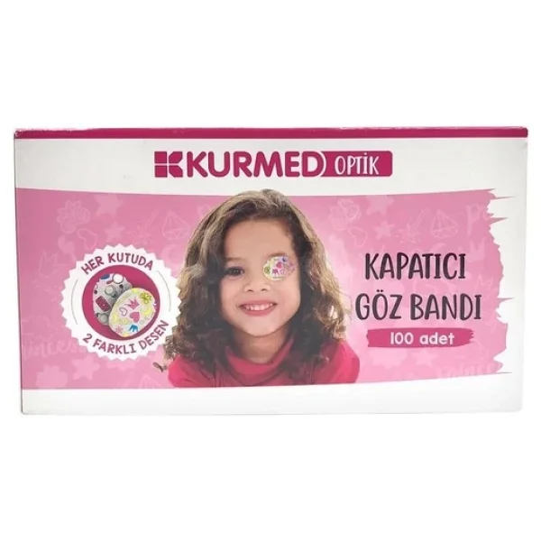 Kurmed Optik Kız Göz Bandı 100 Adet - Görsel 5