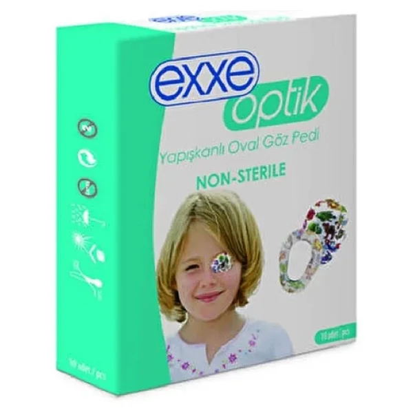 Exxe Optik Yapışkanlı Oval Göz Pedi Çocuk 5'li - Görsel 4
