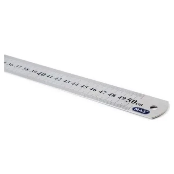 Mas Çelik Cetvel 50 Cm - Görsel 4