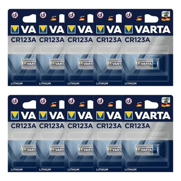 Varta Cr123a 3v 10'lu Lityum Pil - Görsel 5