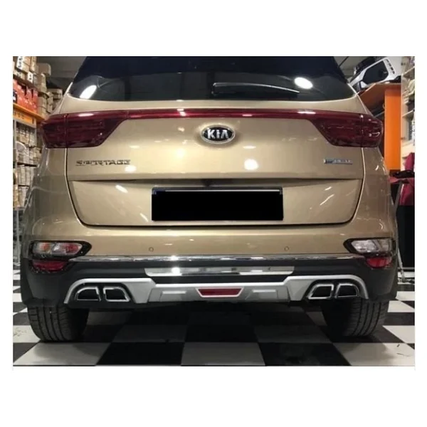 Kia Sportage On Ve Arka Tampon Koruma Difuzor 2019+ Makyajli Kasa Uyumlu - Görsel 6