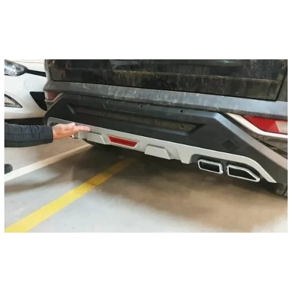 Hyundai Tucson Arka Tampon Koruması Difüzör 2021+ - Görsel 5