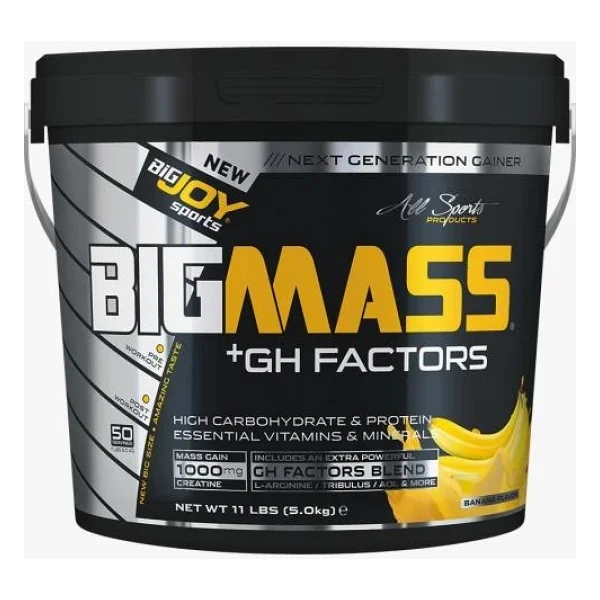 Bigjoy Bigmass Gh Factors Karbonhidrat Tozu 5000 Gr Muzlu - Görsel 6