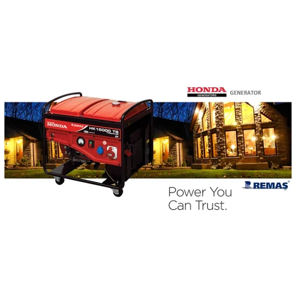 Honda Hk 15000 Ts 15 Kva Marşlı Benzinli Jeneratör - Görsel 7