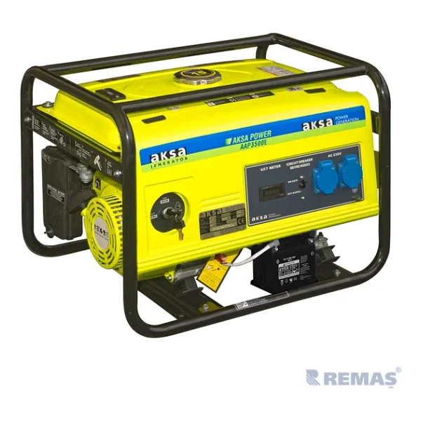 Aksa Aap 3500 E İpli/Marşlı Benzinli Jeneratör - Görsel 7