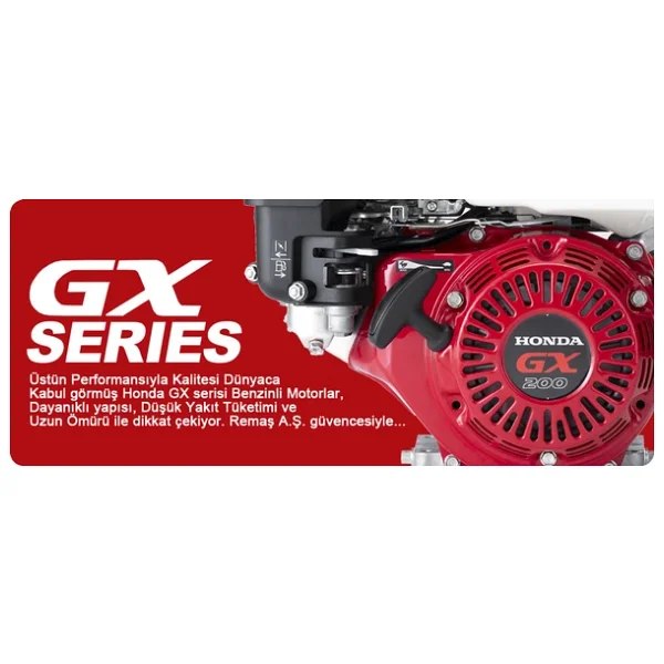 Honda Gx390 Ut2 Sxq4 13 Hp Yatay Milli Motor - Görsel 4